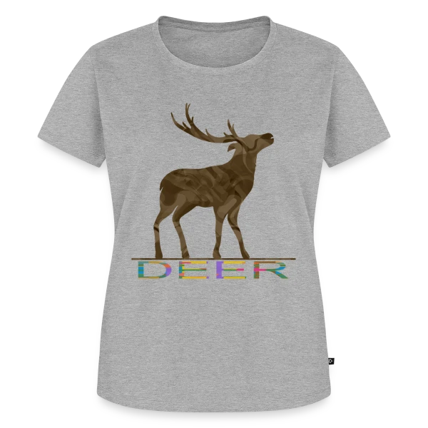 Maquette de T-shirt Premium bio Femme « L'Énigme du 4442 » à personnaliser