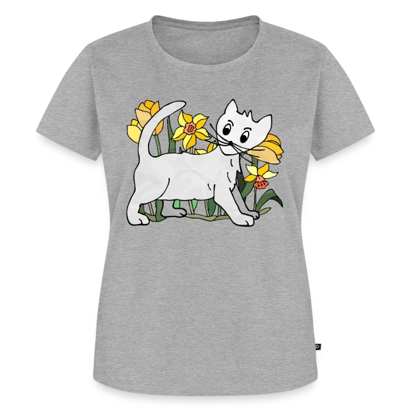 Maquette de T-shirt Premium bio Femme « L'Énigme du Code 4093 » à personnaliser
