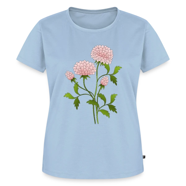 Maquette de T-shirt Premium bio Femme « Fusion Numérique » à personnaliser