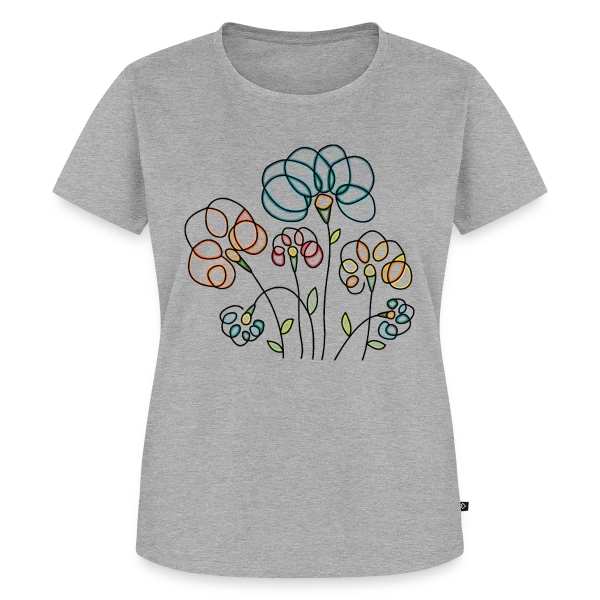 Maquette de T-shirt Premium bio Femme « L'Énigme du 4189 » à personnaliser