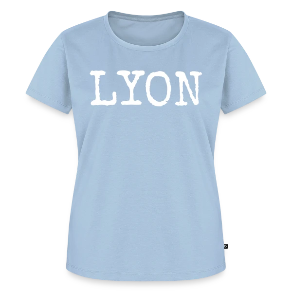 Maquette de T-shirt Premium bio Femme « Chiffre Huit Élégant » à personnaliser
