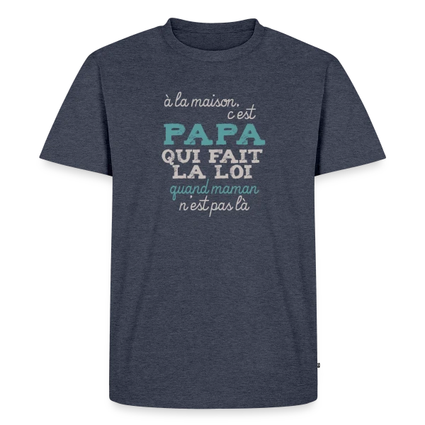 Papa fait la loi sur T-shirt Premium bio Homme