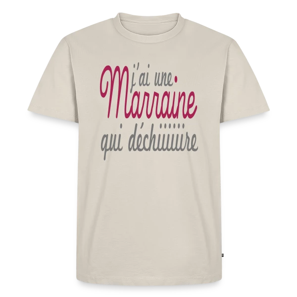 Marraine qui déchire sur T-shirt Premium bio Homme