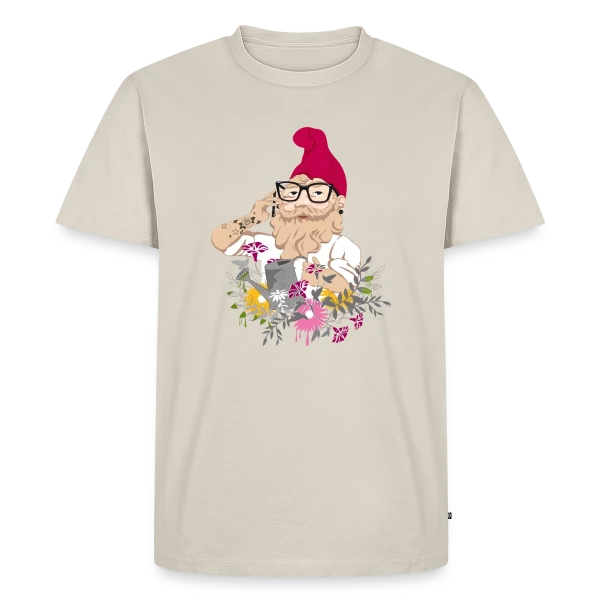 Jardinier Hipster sur T-shirt Premium bio Homme