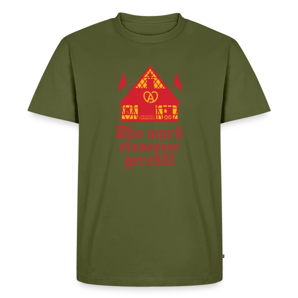 Ici On Parle Alsacien sur T-shirt Premium bio Homme