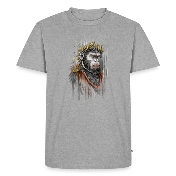 César l'Empereur Singe sur T-shirt Premium bio Homme