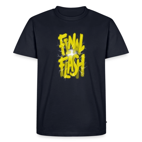 Final Flash : L'Éclat Ultime du Prince Saiyan sur T-shirt Premium bio Homme