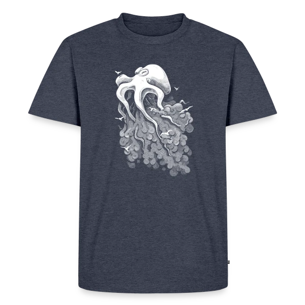 Pieuvre des Nuages sur T-shirt Premium bio Homme