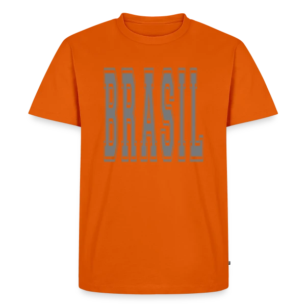 Fierté Brésilienne Football sur T-shirt Premium bio Homme