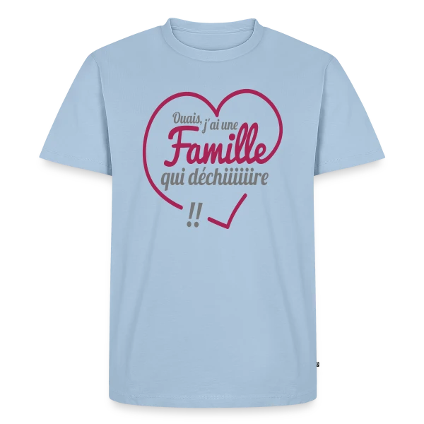 Famille qui Déchire – Unie et Géniale sur T-shirt Premium bio Homme