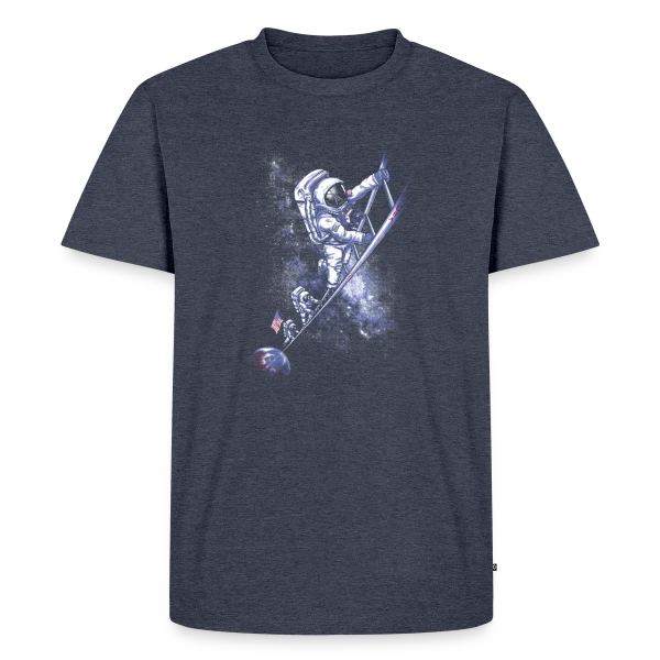 Maquette de T-shirt Premium bio Homme « Juillet 69 : Mission Déglinguée » à personnaliser