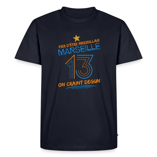 Fier Marseillais On Craint Degun sur T-shirt Premium bio Homme