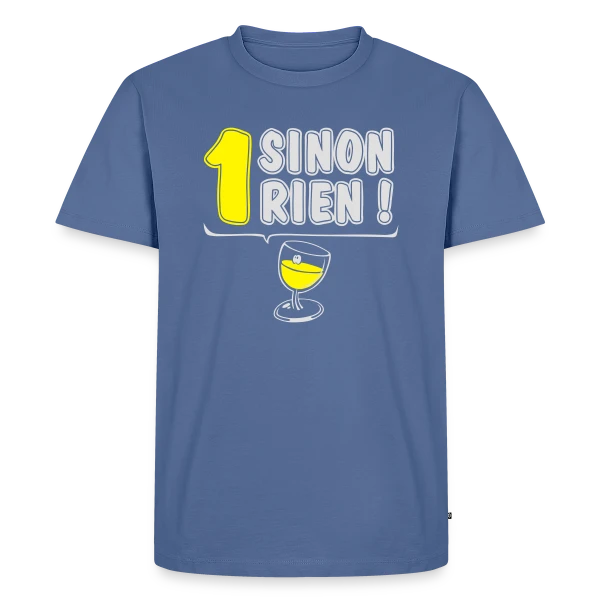 Maquette de T-shirt Premium bio Homme « Un Jaune ou Rien » à personnaliser