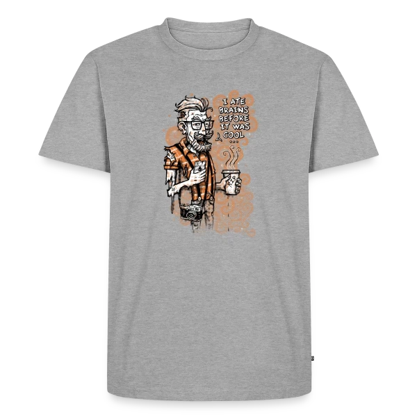 Hipster Zombie : Le Style Avant l'Heure sur T-shirt Premium bio Homme