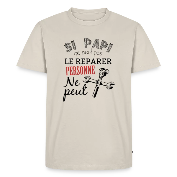 Papi Bricoleur - L'Expert des Réparations sur T-shirt Premium bio Homme