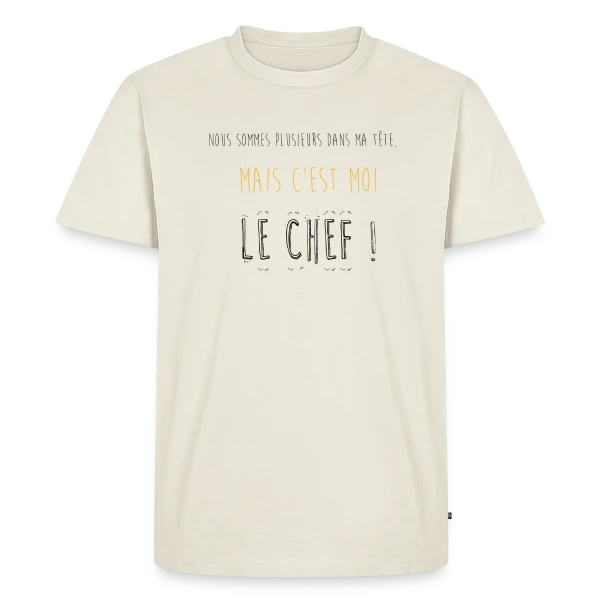 Le Chef dans Ma Tête sur T-shirt Premium bio Homme