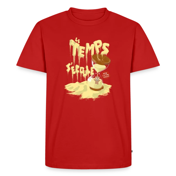 Le Temps C'Est Cool : Ourson Sablier Fun sur T-shirt Premium bio Homme