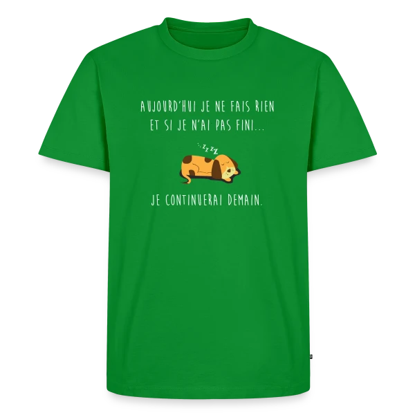 L'Art de Ne Rien Faire sur T-shirt Premium bio Homme