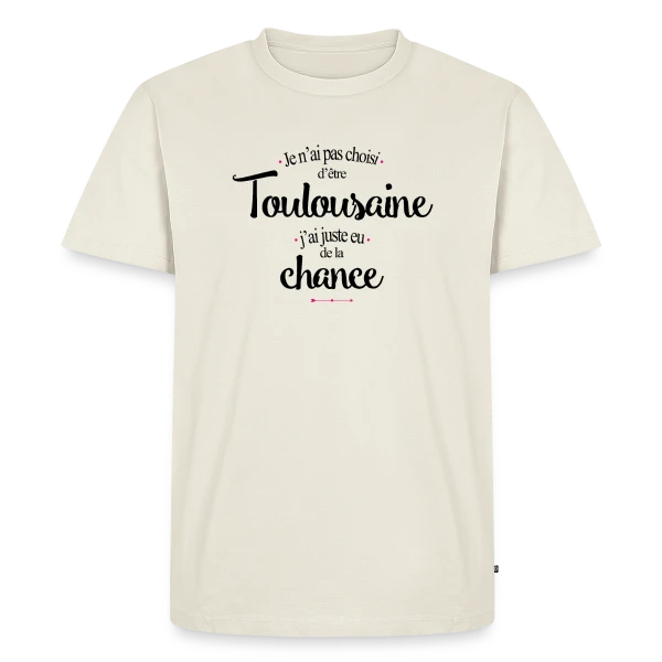 Fièrement Toulousaine : L'Esprit de la Ville Rose sur T-shirt Premium bio Homme