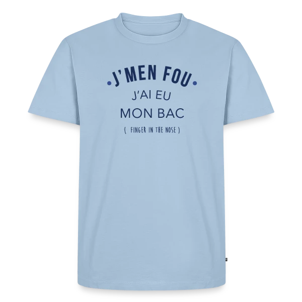 Diplômé du Bac : Mission Accomplie ! sur T-shirt Premium bio Homme
