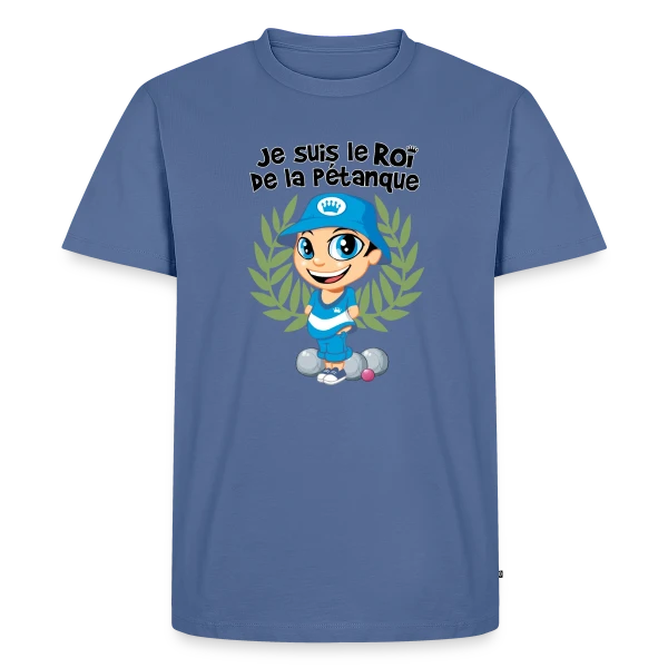 Roi de la pétanque sur T-shirt Premium bio Homme