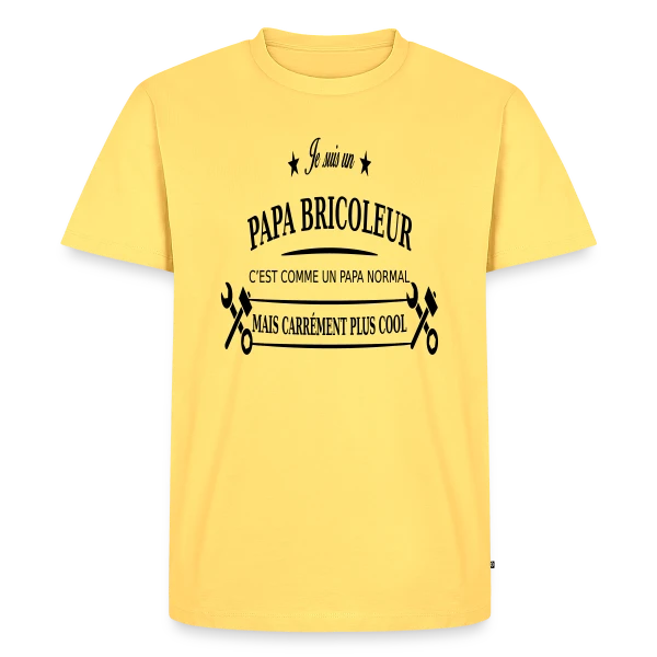 Papa Bricoleur Expert sur T-shirt Premium bio Homme