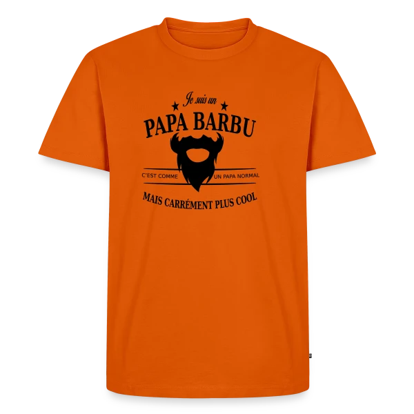 Papa Stylé Barbu sur T-shirt Premium bio Homme