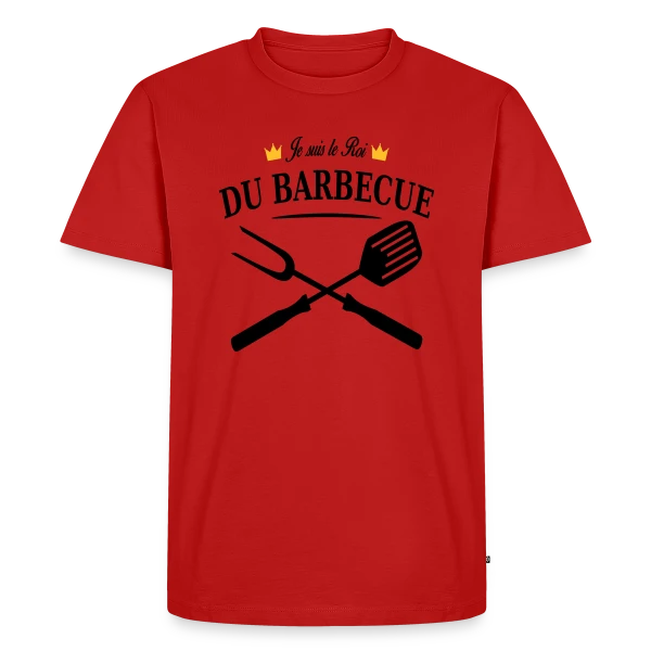 Le Roi Incontesté du Barbecue sur T-shirt Premium bio Homme