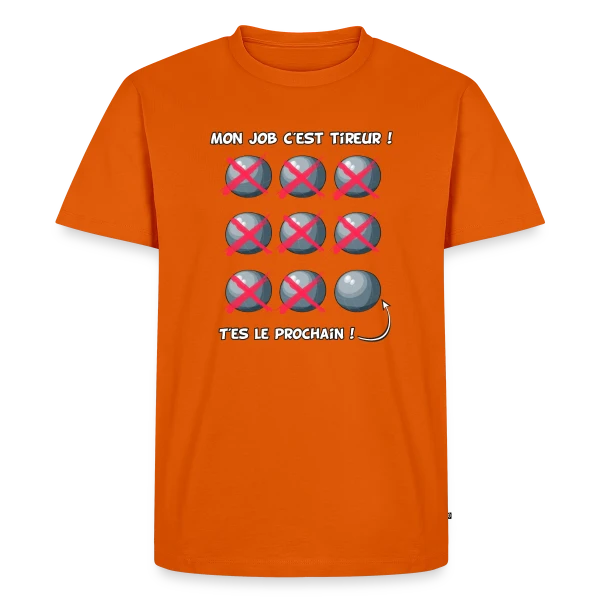 Profession Tireur : Précision et Passion sur T-shirt Premium bio Homme