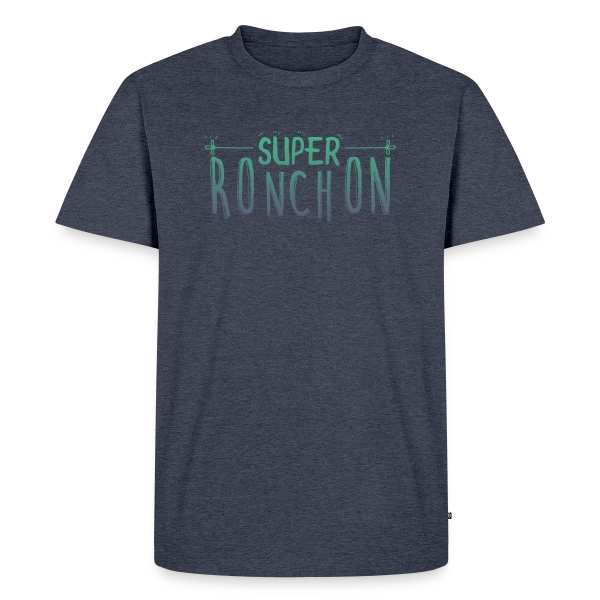Le Super Ronchon Vert sur T-shirt Premium bio Homme