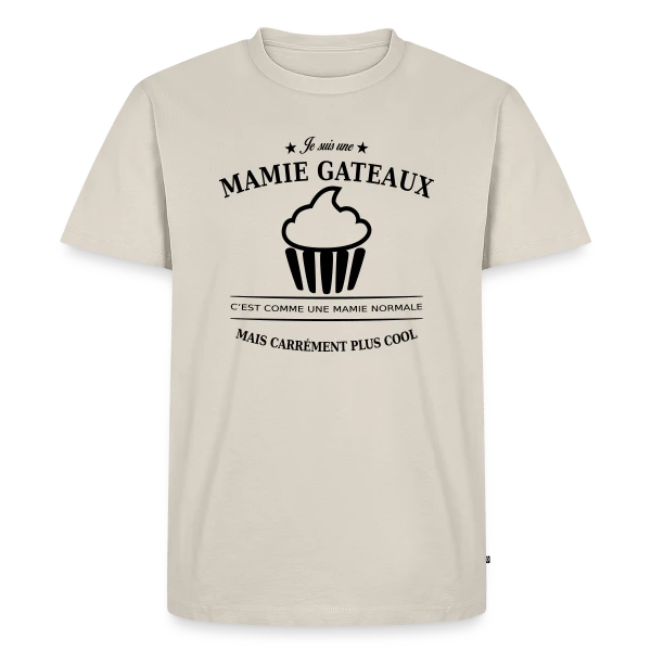 Mamie Gâteaux d'Amour sur T-shirt Premium bio Homme