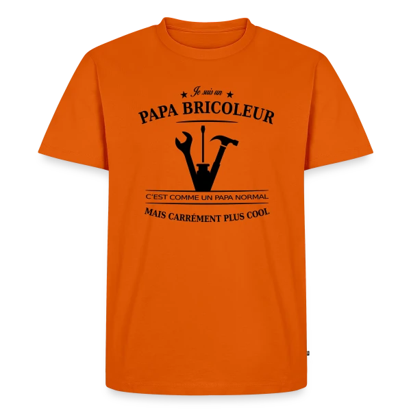 Papa Bricoleur: Le Roi du Bricolage sur T-shirt Premium bio Homme