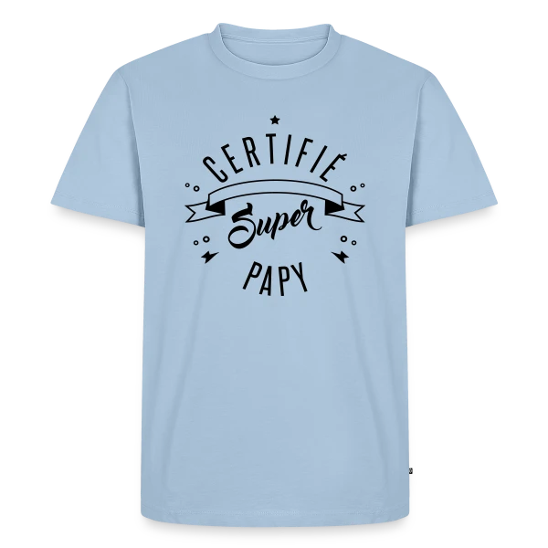 Certifié Super Papy sur T-shirt Premium bio Homme