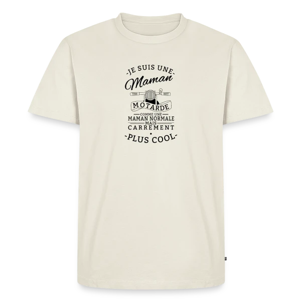 Maman Motarde : L'Asphalte au Coeur sur T-shirt Premium bio Homme