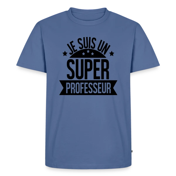 Super Professeur : Fierté Pédagogique sur T-shirt Premium bio Homme