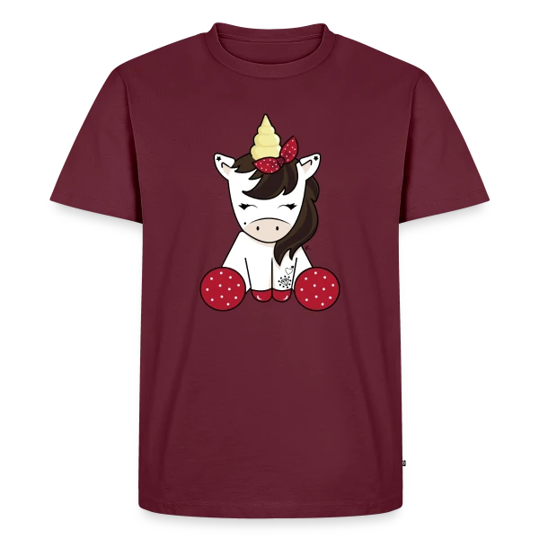Licorne Rockabilly : Style Rétro Envoûtant sur T-shirt Premium bio Homme