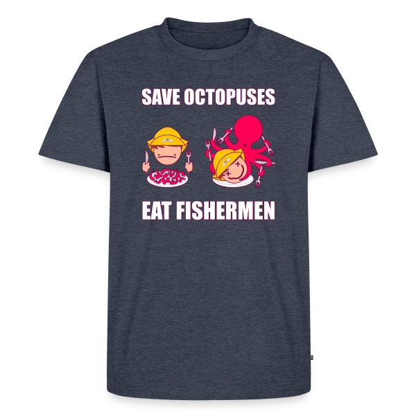 Sauvons les pieuvres sur T-shirt Premium bio Homme