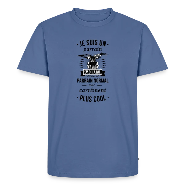 Parrain Motard : Le Meilleur des Parrains sur T-shirt Premium bio Homme