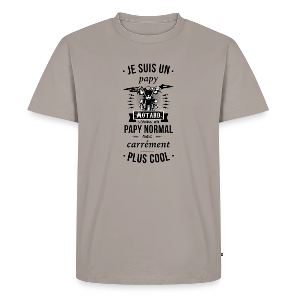 Papy Motard sur T-shirt Premium bio Homme