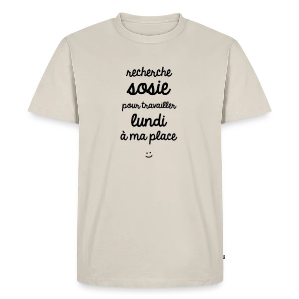 Alerte Sosie : Appel à Témoins sur T-shirt Premium bio Homme