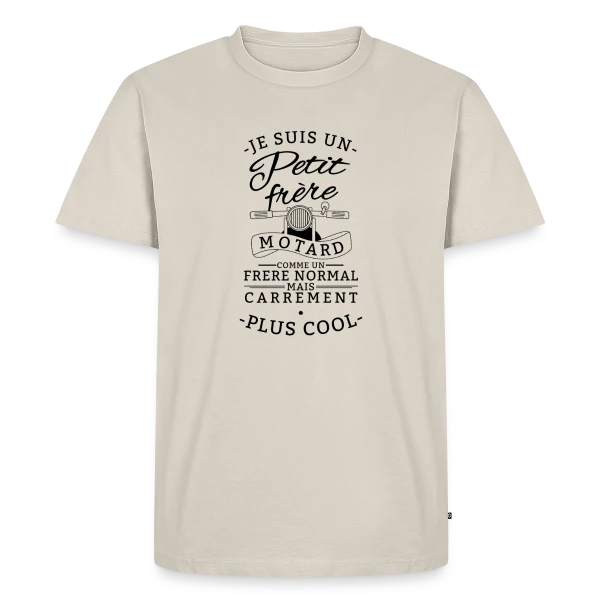 Petit Frère Motard : Tellement Plus Cool sur T-shirt Premium bio Homme