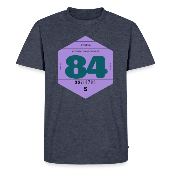 Vignette Automobile 1984 Rétro France sur T-shirt Premium bio Homme