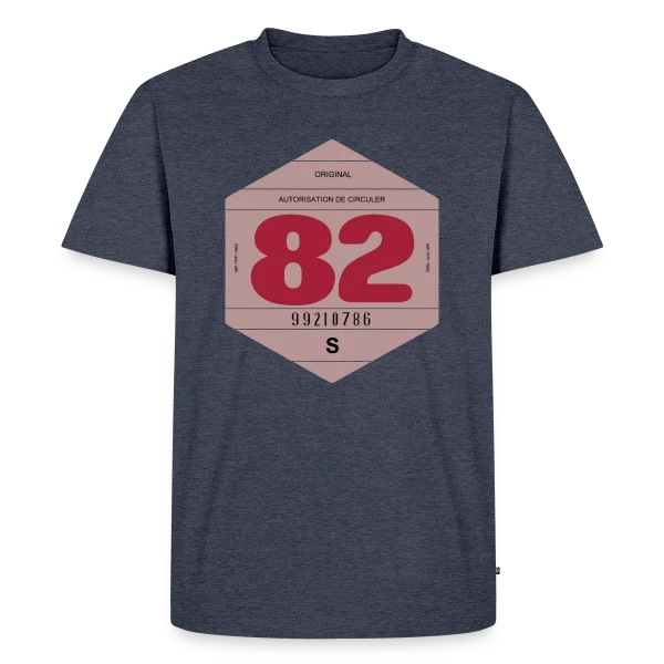 Voiture Rétro 1982 : L'Esprit Vintage Français sur T-shirt Premium bio Homme