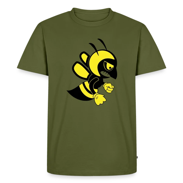 Abeille Furieuse Cartoon sur T-shirt Premium bio Homme