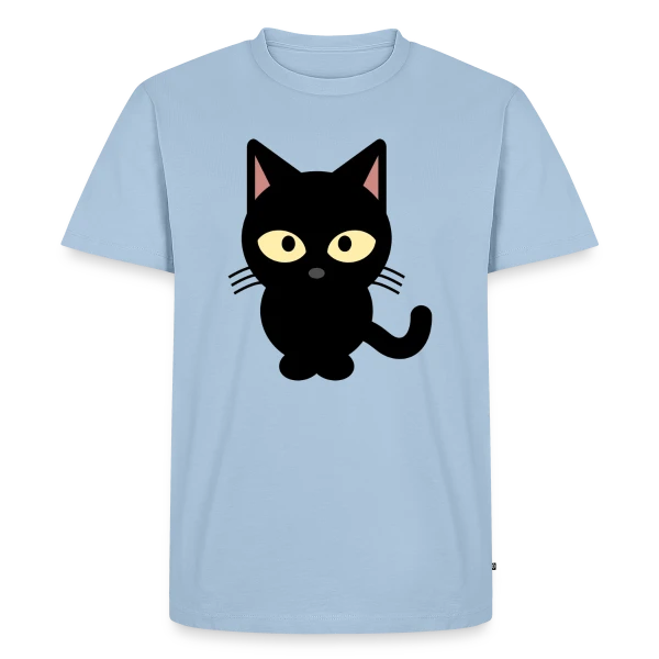 Chat Noir Mystérieux sur T-shirt Premium bio Homme