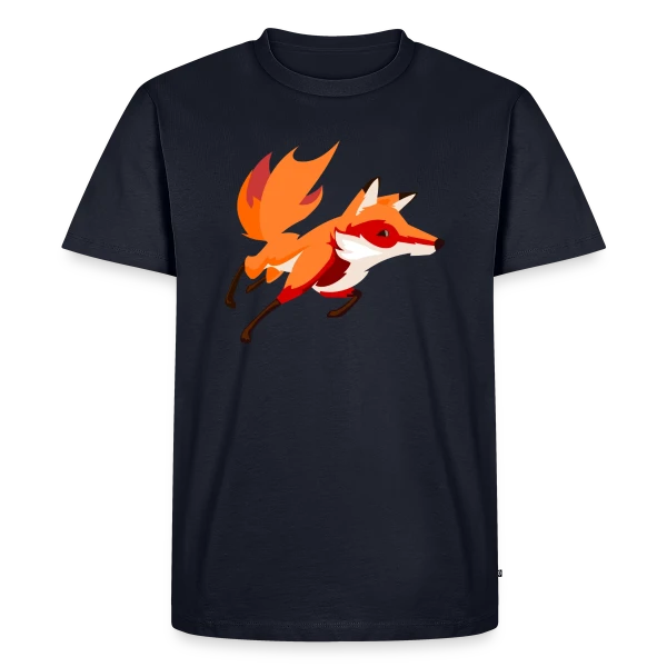 Renard Vif et Stylisé sur T-shirt Premium bio Homme
