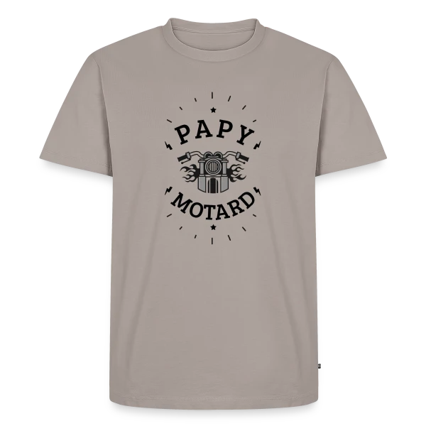 Papy Motard, La Légende sur T-shirt Premium bio Homme