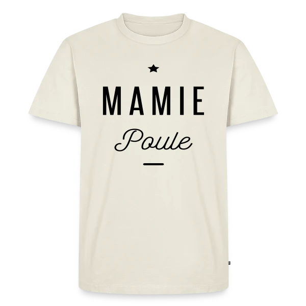 Super Mamie Poule sur T-shirt Premium bio Homme