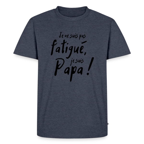 Mon Papa Héro sur T-shirt Premium bio Homme