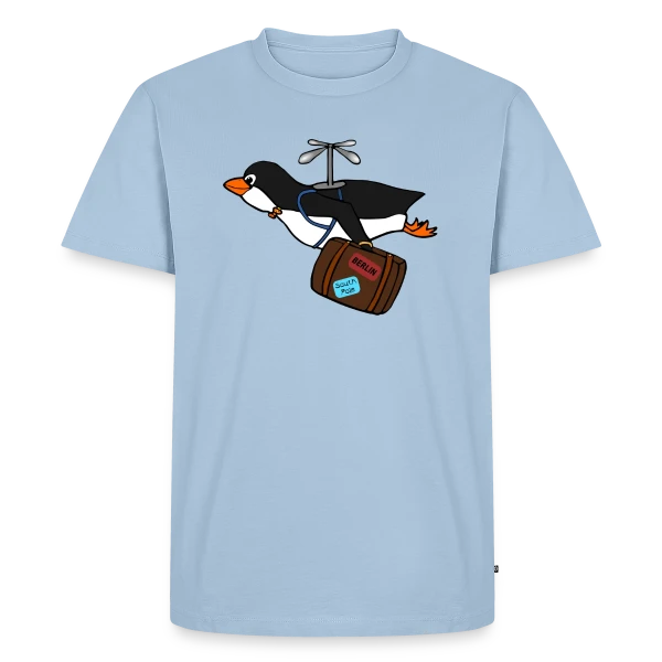 Pingouin Voyageur Hilarant sur T-shirt Premium bio Homme